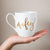 Gold Wifey Coffee Mug, bridal shower gifts, engagement gifts, gifts for wife