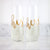 his and hers stemless gold champagne flutes, couples gifts, wedding gifts, engagement gifts, bridal shower gifts, unique couples gift ideas