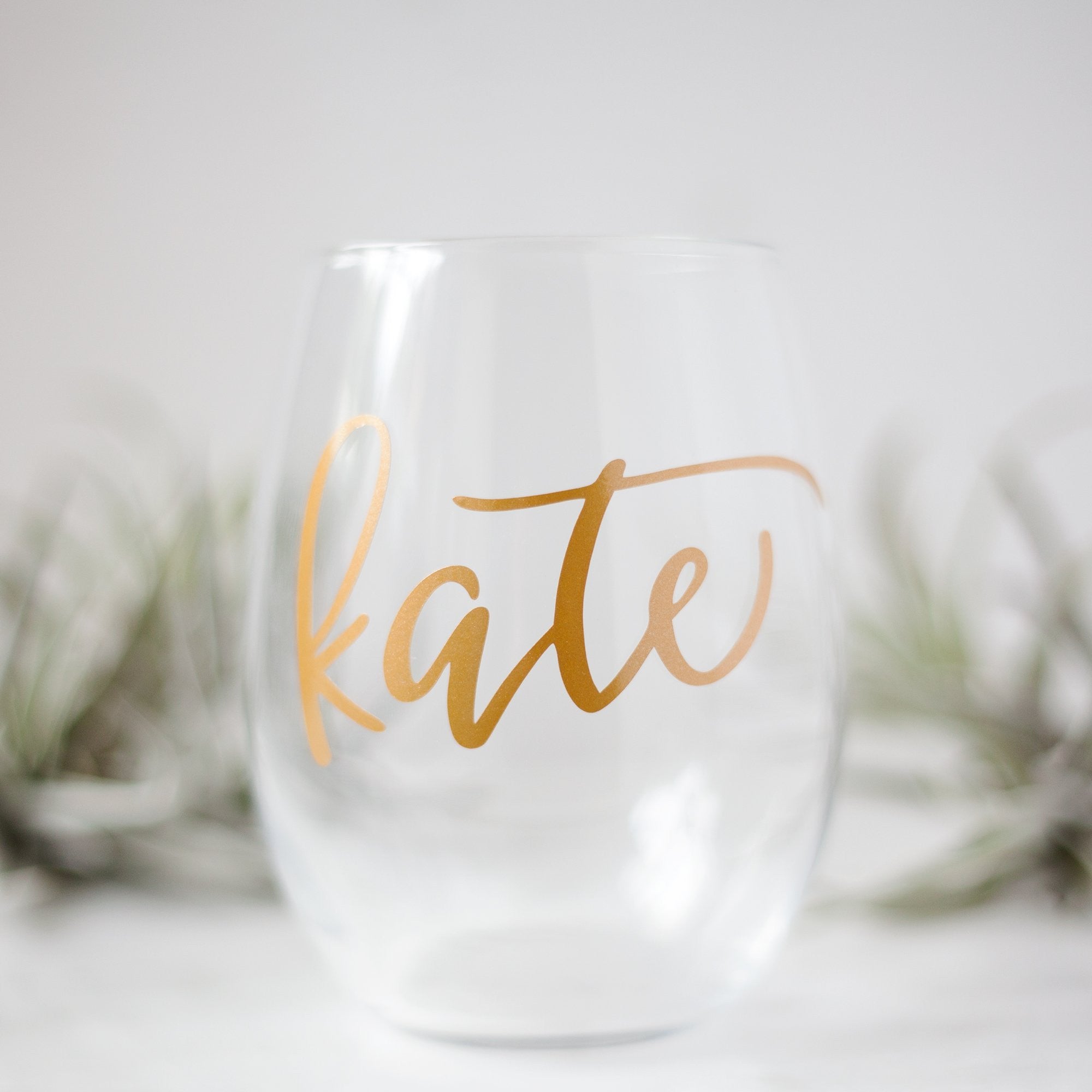 Stemless Wine Glass personalised with name, engraved glasses Mothers day  gift for her, Custom wine gift for mum unique gifts for women